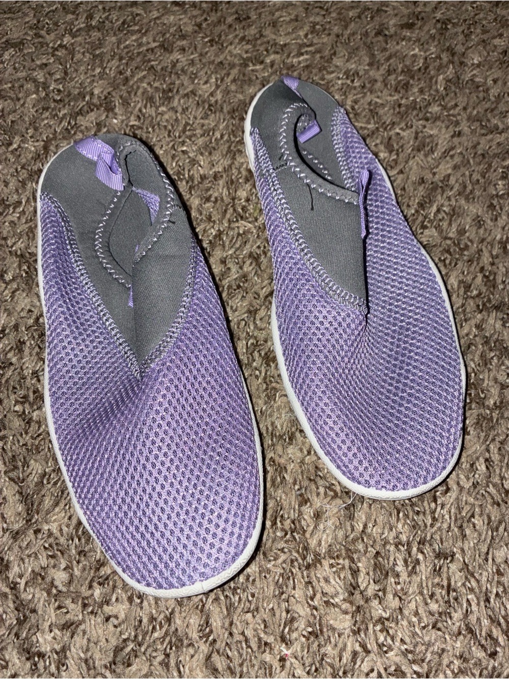 Women's Purple Slip-On Water Shoes SZ 6 NWOT